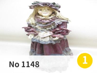 にこっと No 1148 | 粘土製アンティークドール 人形 粘土製人形 | ハンドメイド品