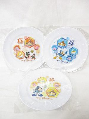 にこっと No 216 | 東京ディズニーシー１５周年デザインプレート　三枚セット 食器 皿 | UCC